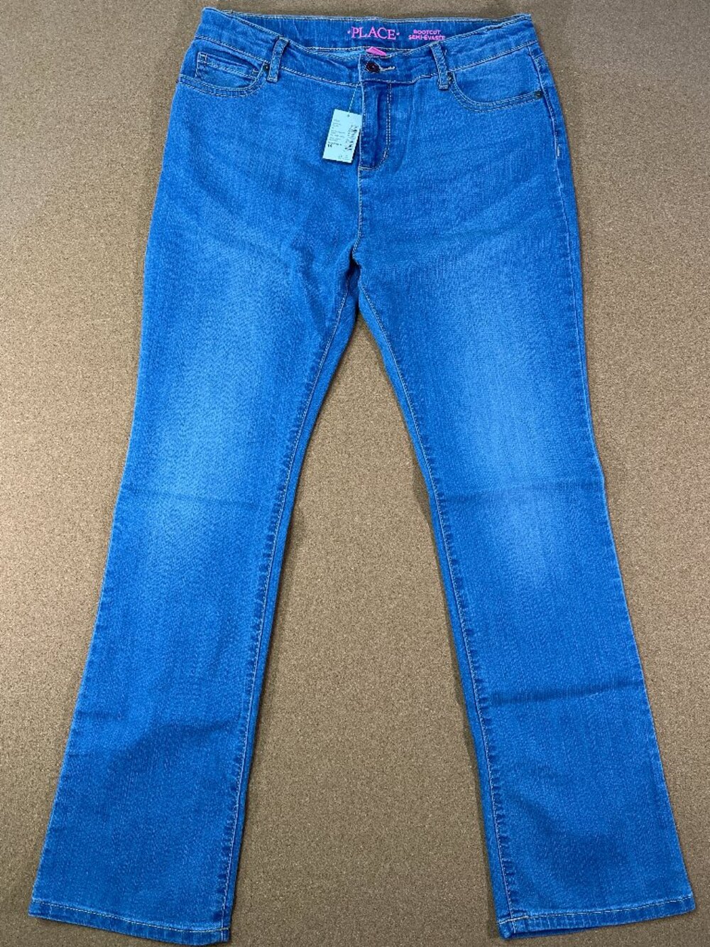The Children's Place Girls Jeans Bootcut with Waist Adjustment Size 16 NWT